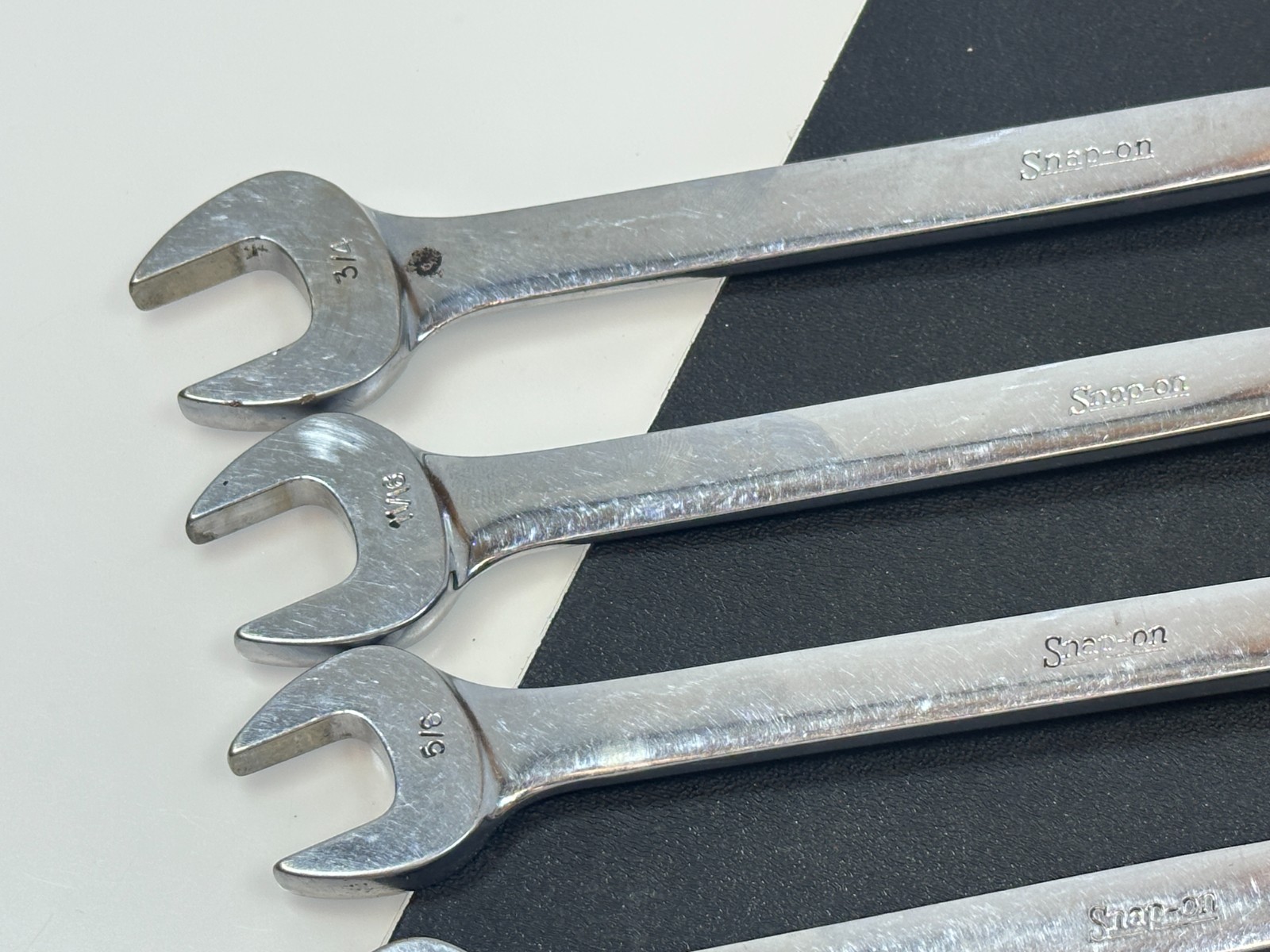 🇺🇸 Snap-on Tools USA FHO607 7pc SAE 3/8″-3/4″ Flex Head Combination Wrench Set
