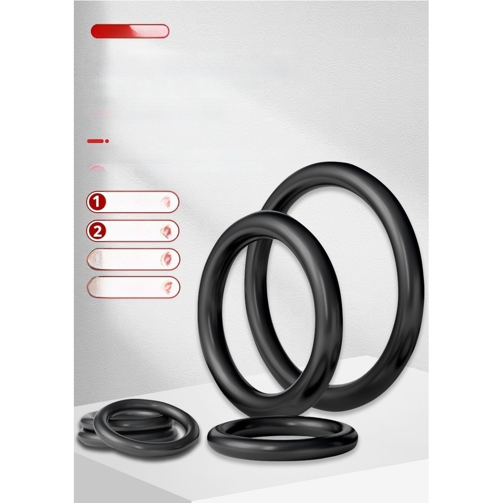 Nitrile O Ring Kit Hydraulic Hose Seals Oil Resistant Material Burr Free Edges