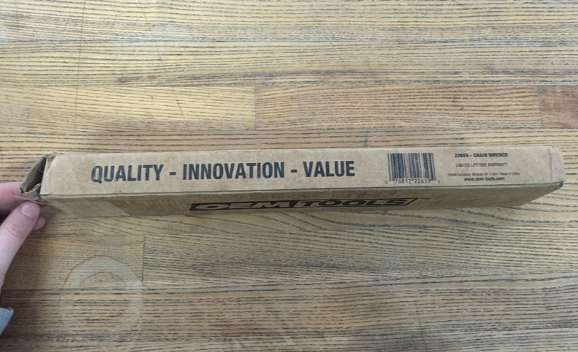 OEMTOOLS Chain Wrench 6″ Diameter 15″ I Beam Handle 22659 Brand New