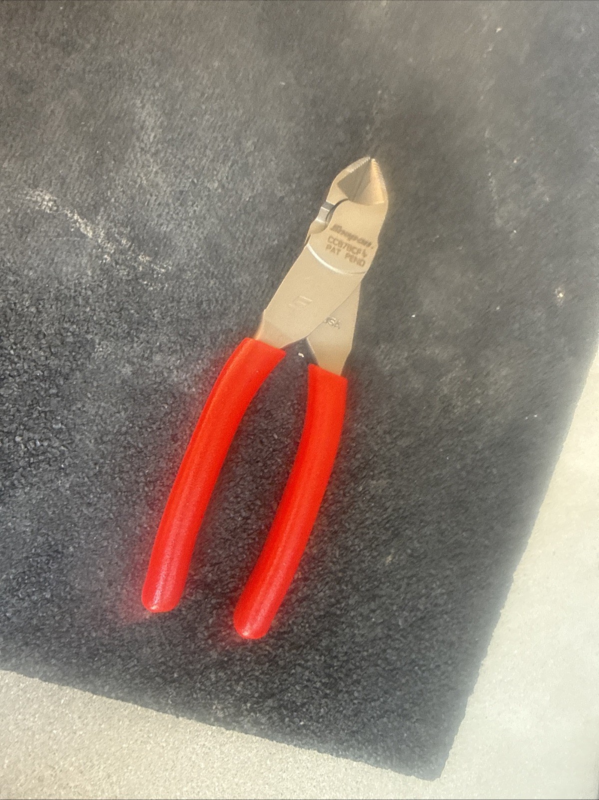 For Snap-on Tools RED Soft Grip 8″ Flush Cutter w/ Hard Wire Feature CC87ACF