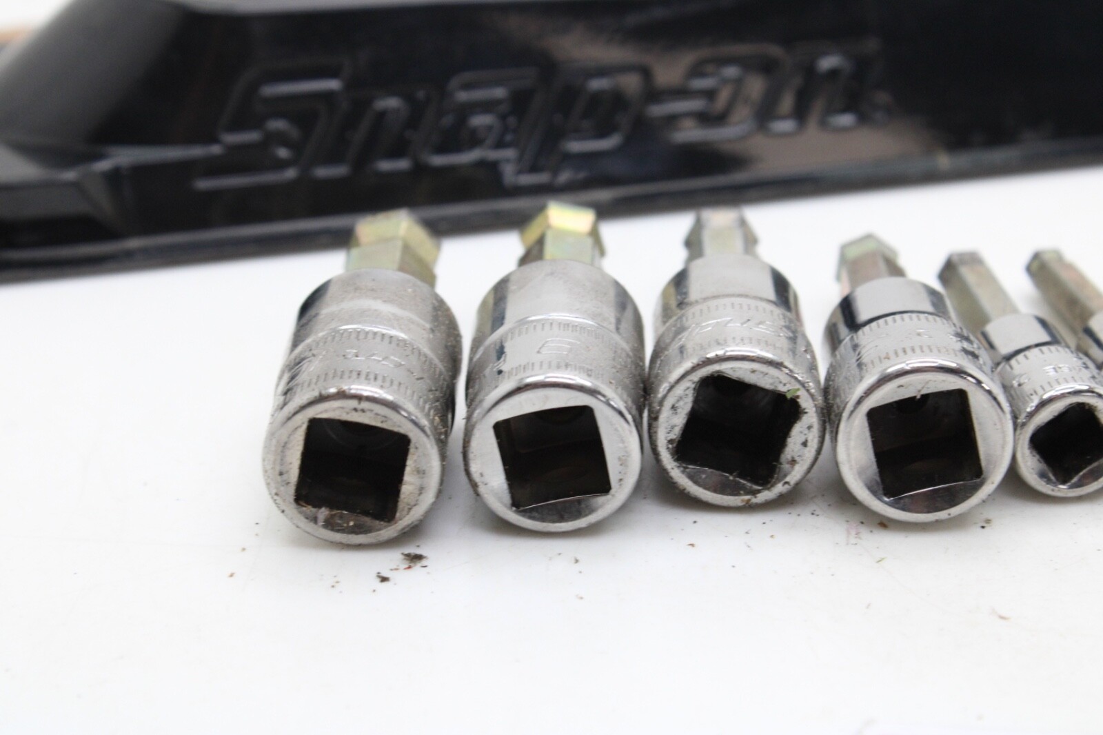 Snap-on 208EFTAMBTY 1/4 3/8 Dr. 3-10mm Ball End Hex Sockets Magnetic Holder USA