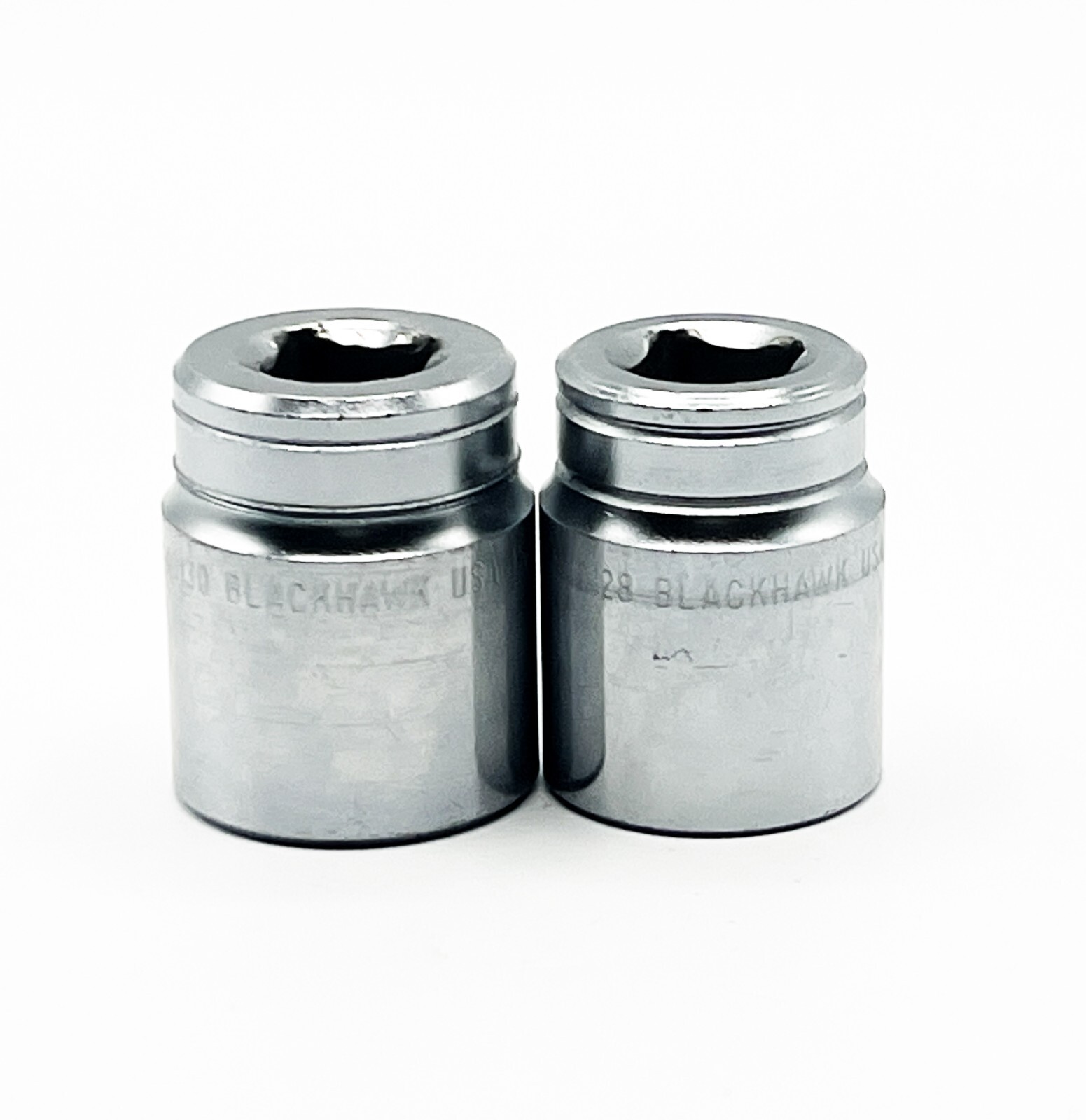 Blackhawk Tools 1/2″ Drive 12 Point 7/8″ + 15/16″ SAE Sockets {40128 + 40130}