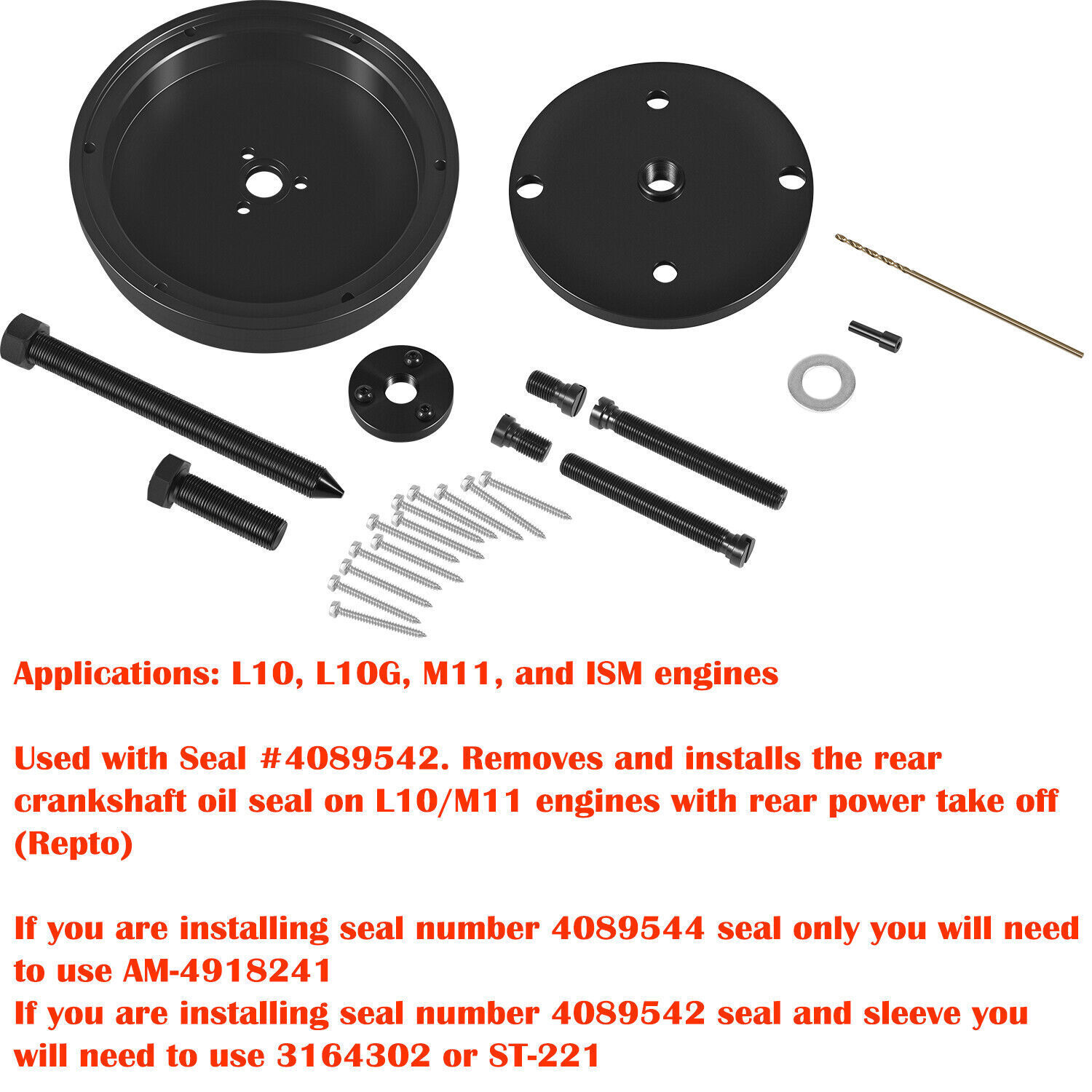 3164302 Crankshaft Rear Oil Seal Remover Installer Tool for Cummins ISM L10 G M1