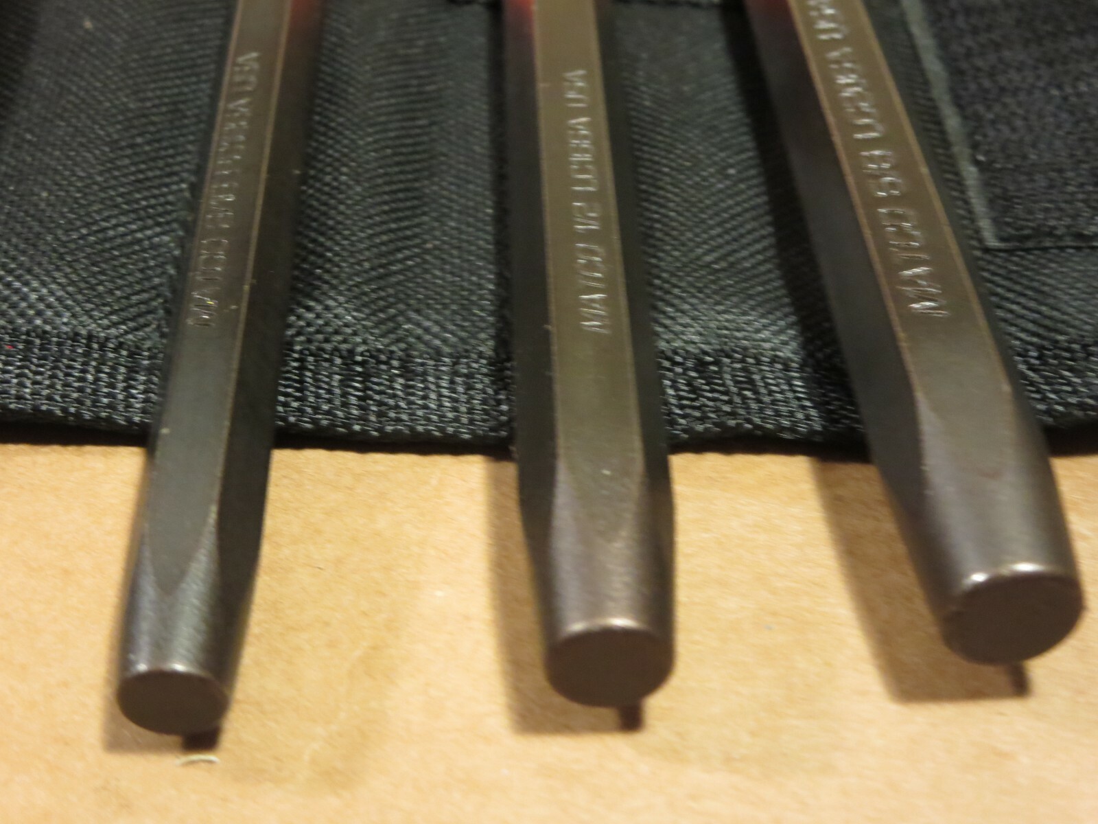 Matco Punch and Chisel Set SPC6PA 6pc w/pouch 2pc Snap on PPC104A and PPC106A