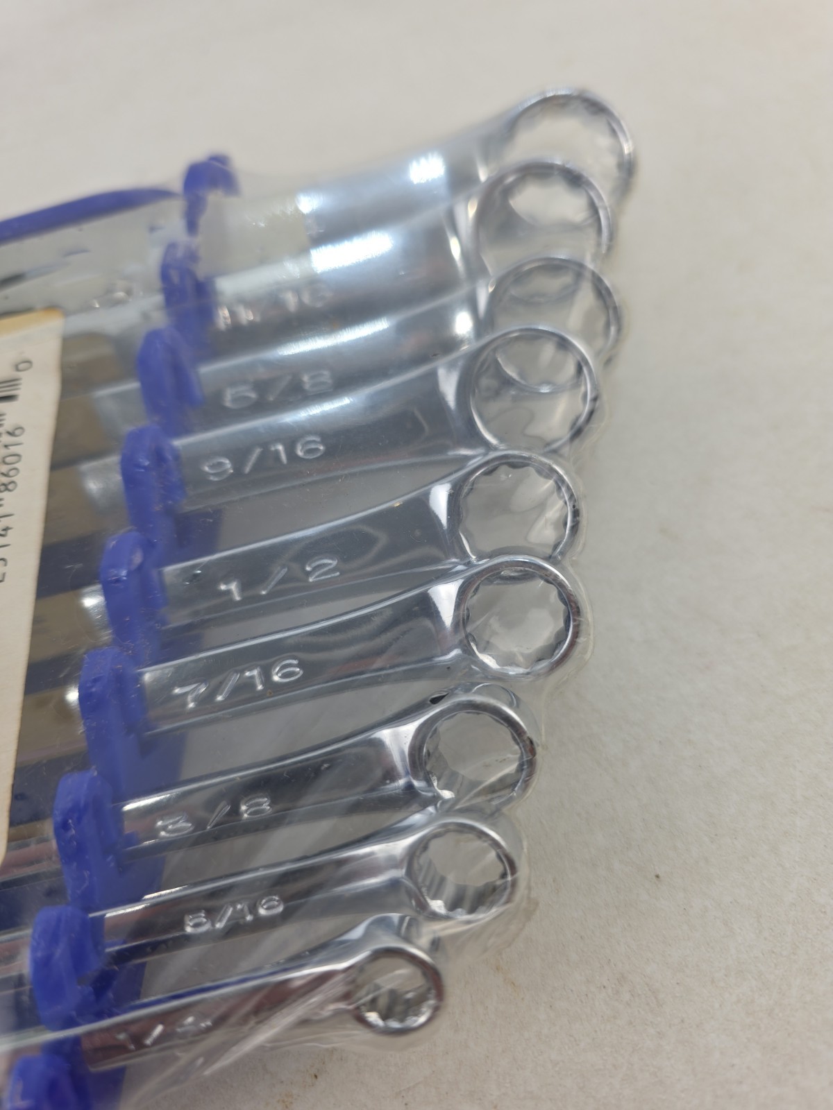 SK 86016 9 Pc SAE Long Combination Wrench Set USA SuperKrome Factory Sealed NOS