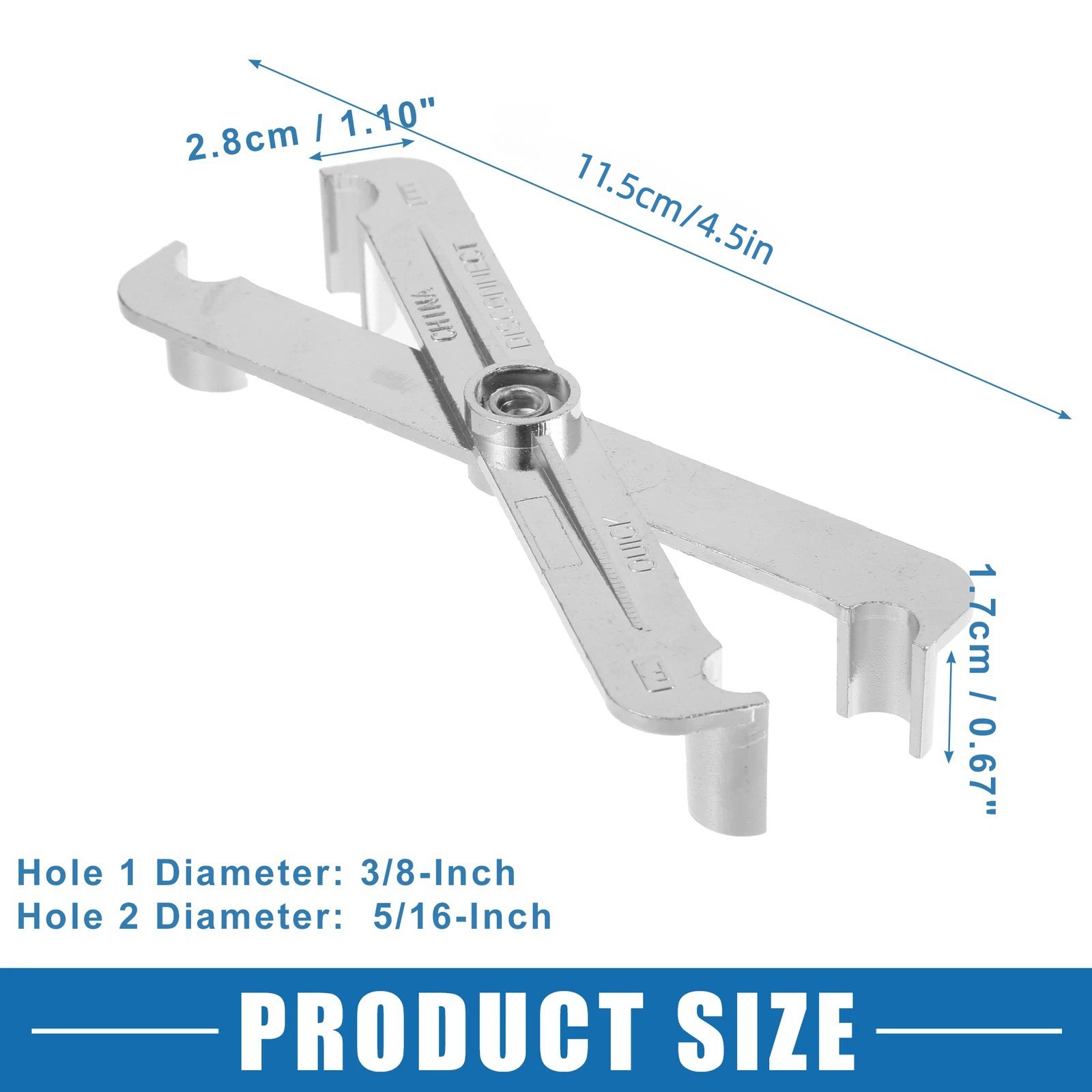 Universal Vehicle Fuel Line 3/8″ 5/16″ Disconnect Tool Durable Steel Material