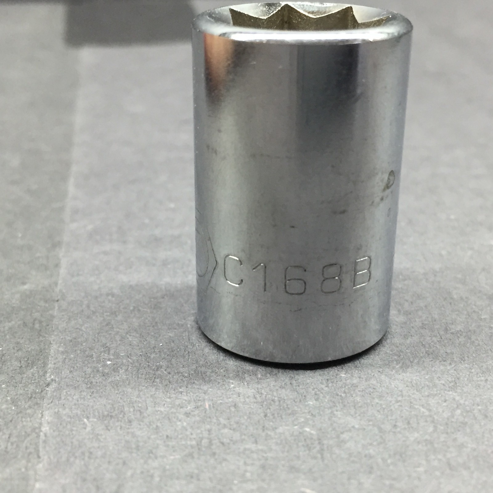 Matco 1/2″ Shallow Socket 3/8″ Drive 8 Point Double Square B168 USA