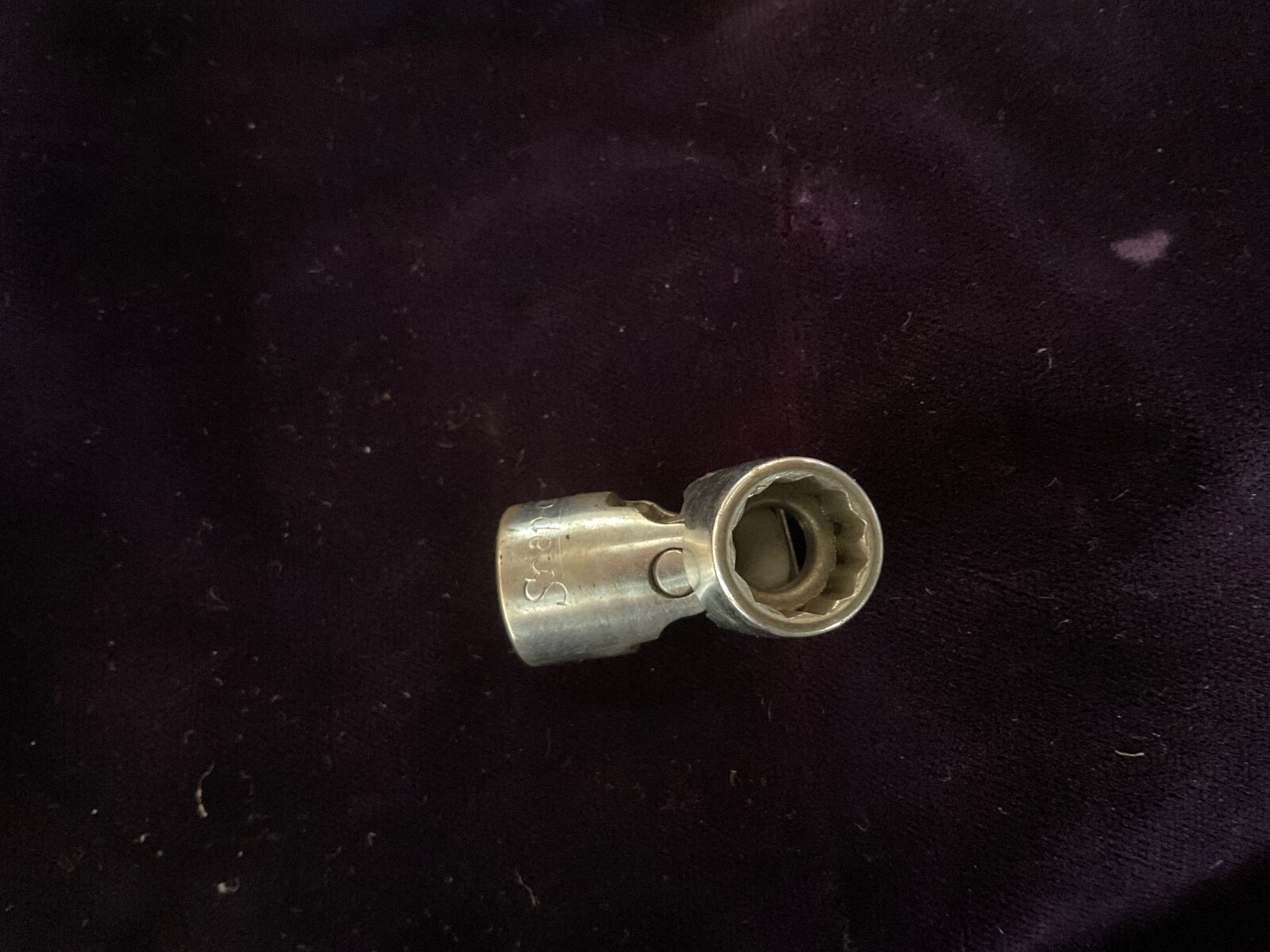 Snap on FVU 14 7/16 12-pt 3/8 Drive Universal Swivel Socket Underlined Logo