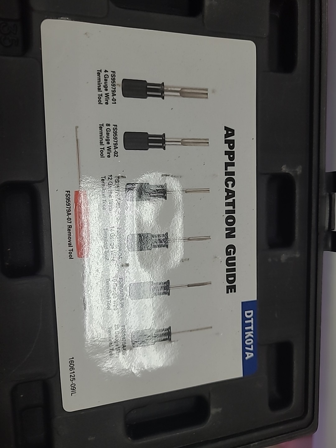 Matco Tools DTTK07A 7 Piece Deutsch Terminal Tool Kit (GENTLY USED)