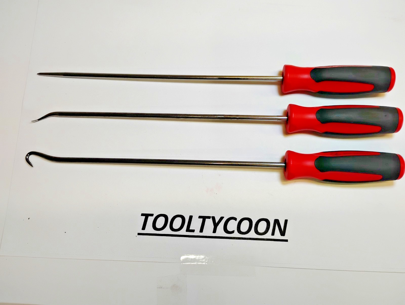 Snap-On Tools USA 3Pc Custom LONG Pick SET RED SGL3ASHCR SGL3ASH45CR SGL3ASACR