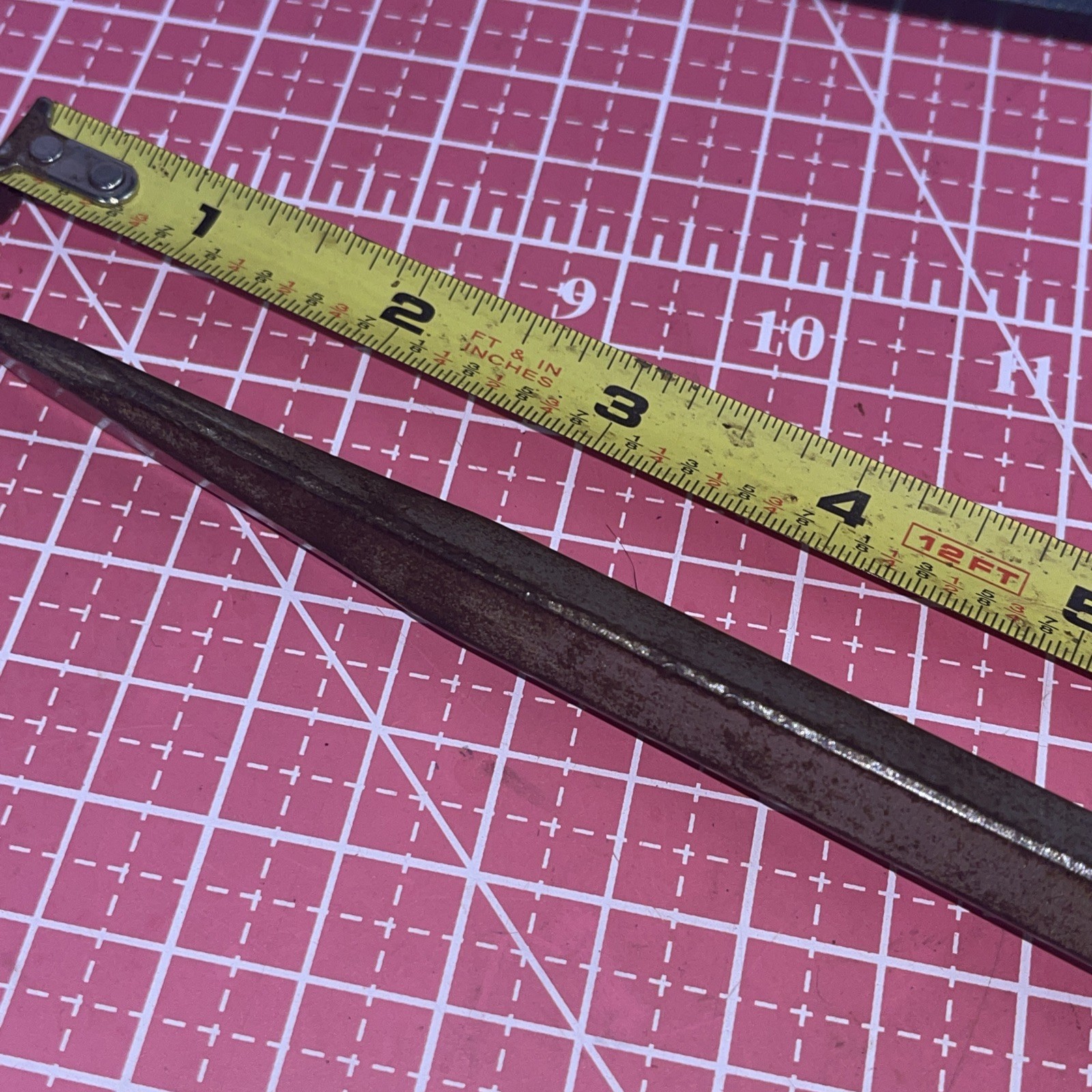 Vintage Klein USA 19432 Screwdriver 12 In Long 3/8 In Cabinet Tip Square Shank