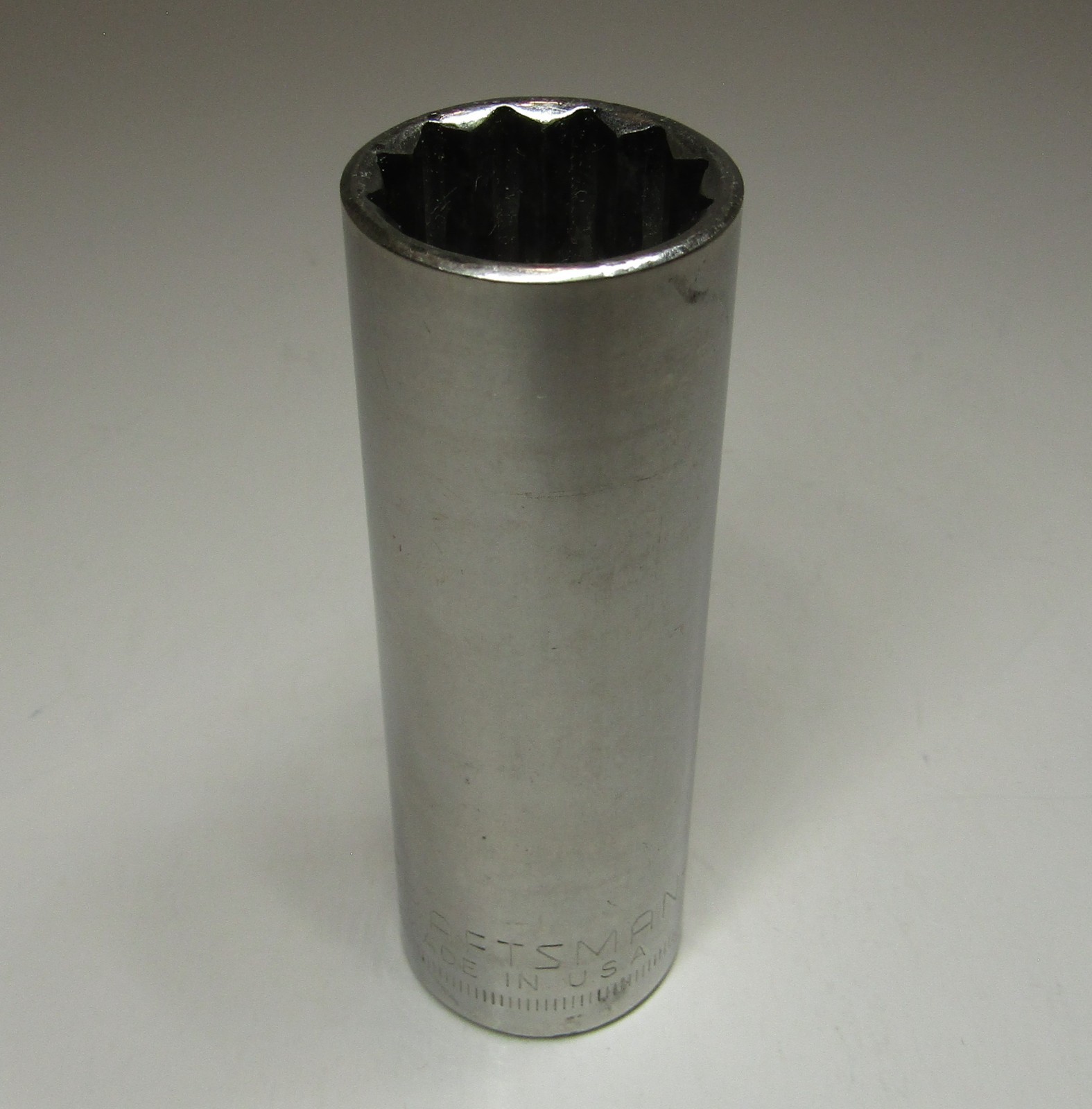 *Craftsman* 21mm 12 Point 1/2″ Drive Deep Chrome Socket 44447 Inverted G1 U.S.A.