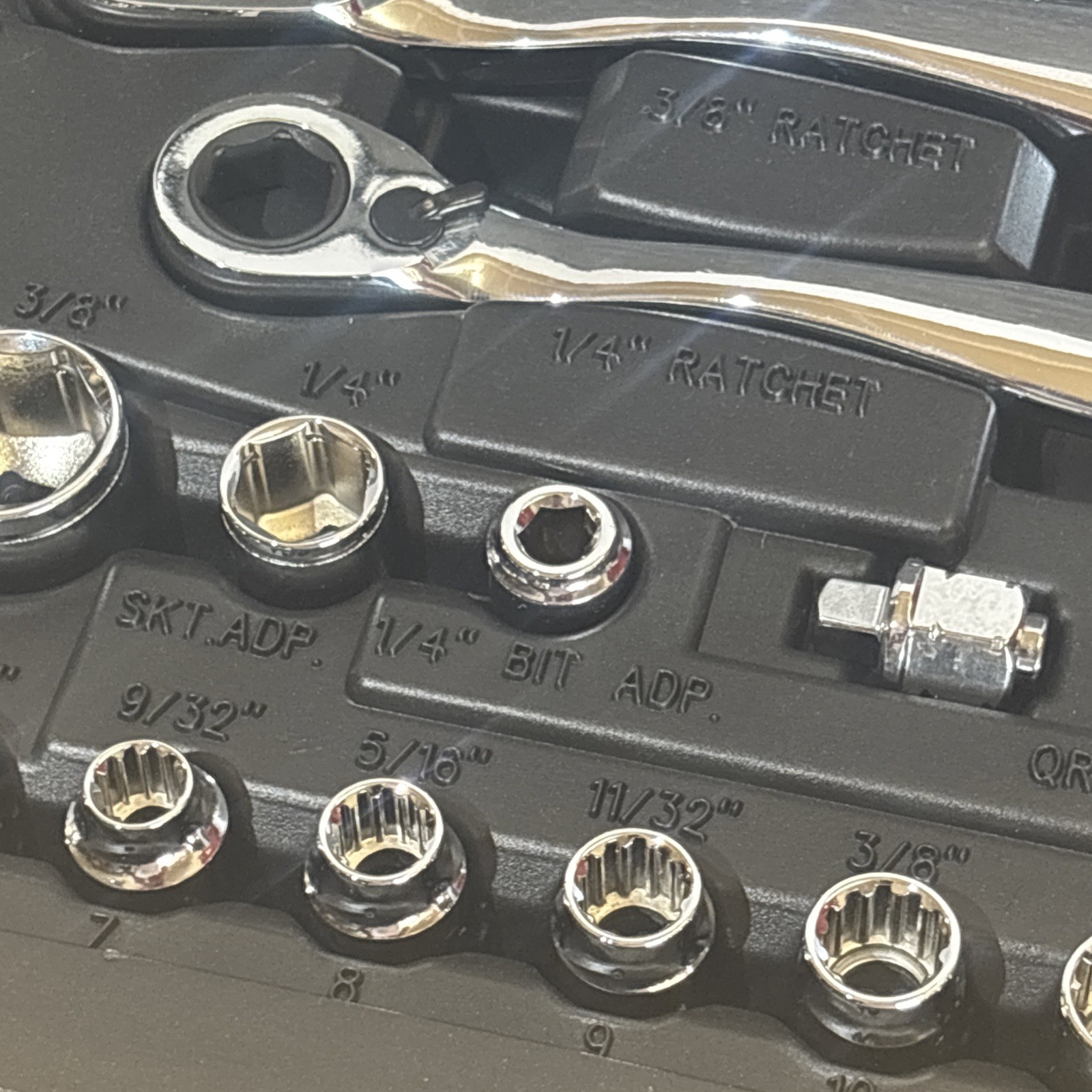 Kimball Midwest SAE & Metric Pass Thru Socket Set Spline Multi Drive 84-8910 NEW