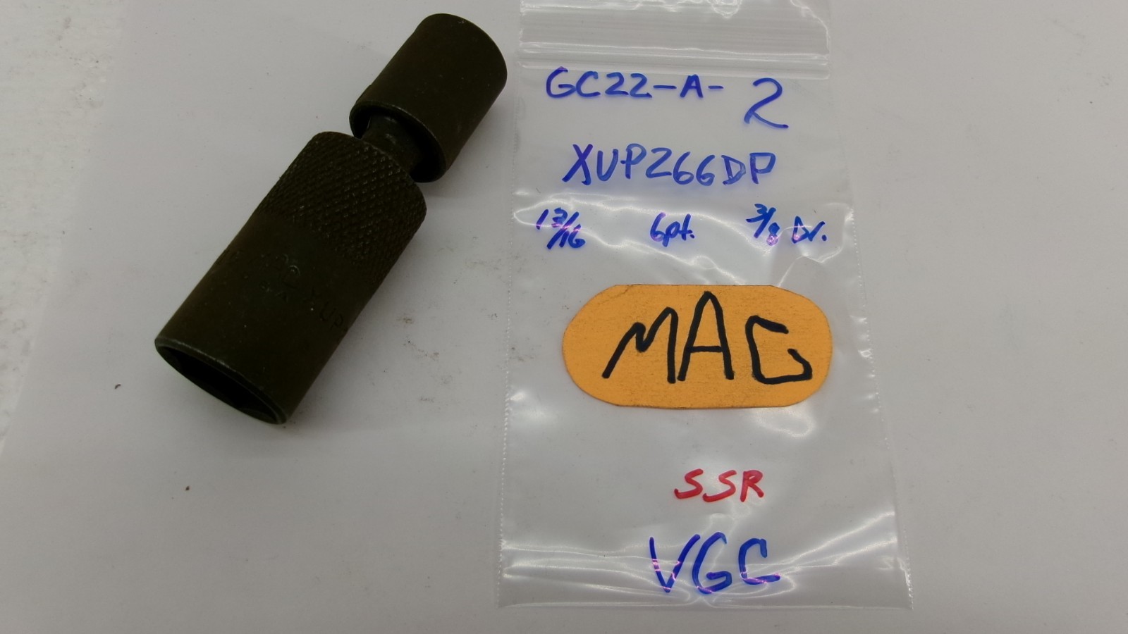 MAC tools XUP266DP USA 3/8″ drive Impact Universal 13/16 in. Spark Plug Socket