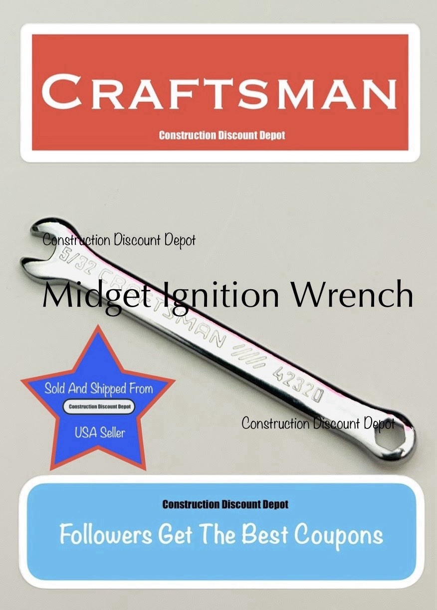 Craftsman 5/32″ In. Midget Ignition Combination Wrench 42320