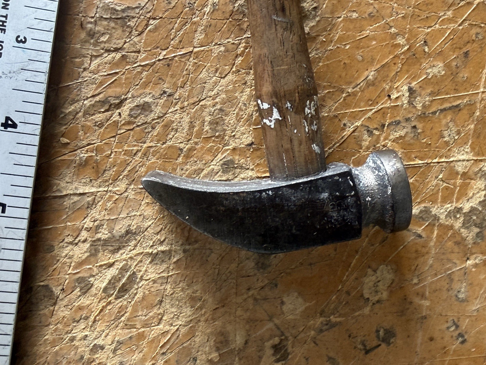 Tinsmith Coppersmith Raising Hammer Sheet Metal Forming Hammer Wood Handle