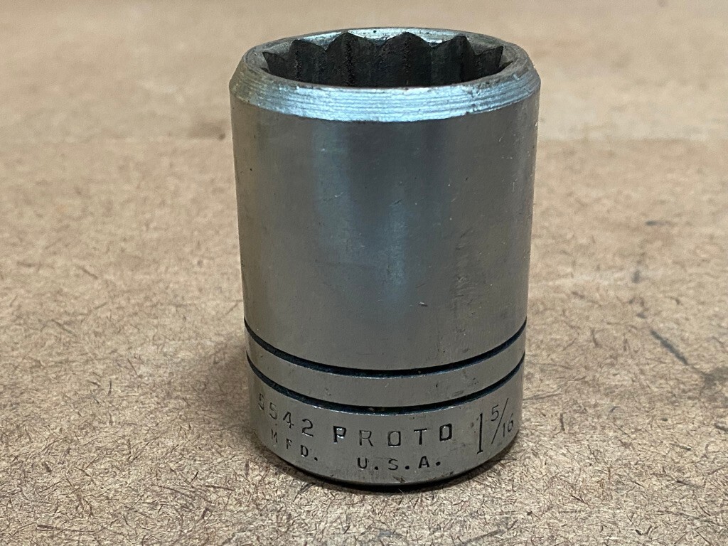 Proto Tools USA 5546 1-7/16″ 12 point Socket 1/2” Drive Socket