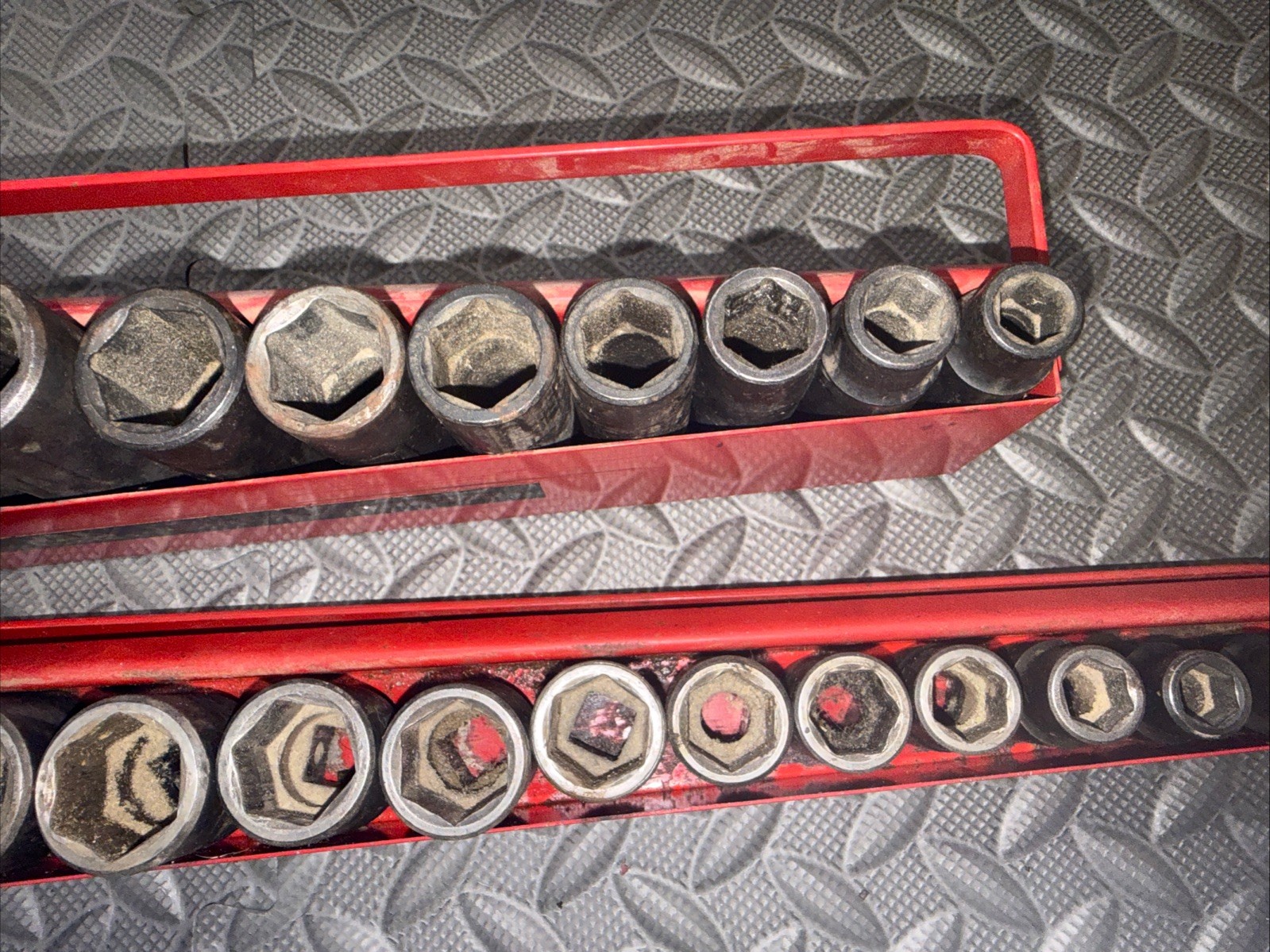 Mac Tools 28pc 1/2” SAE Impact Socket Sets Shallow And Deep 3/8 To 1 -1/4