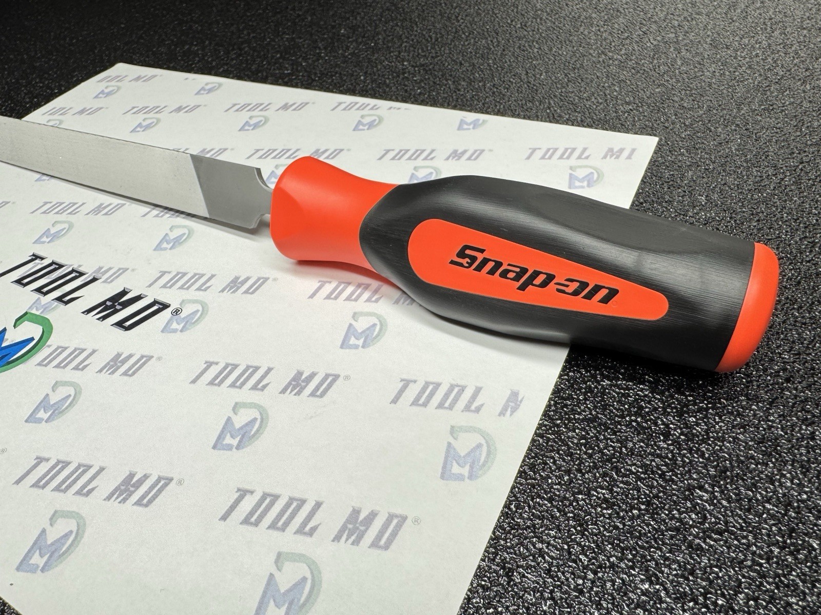 Snap-on Tools NEW ORANGE Soft Grip Flat 8” Length Blade Mill File SGHF615B 8MA