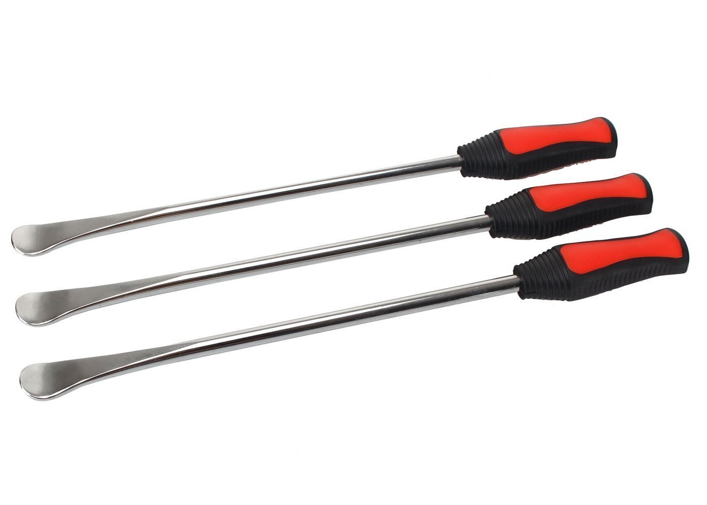 3 Pack Heavy Duty Iron Tire Levers Spoons Tire Changing Spoon for Car Bike