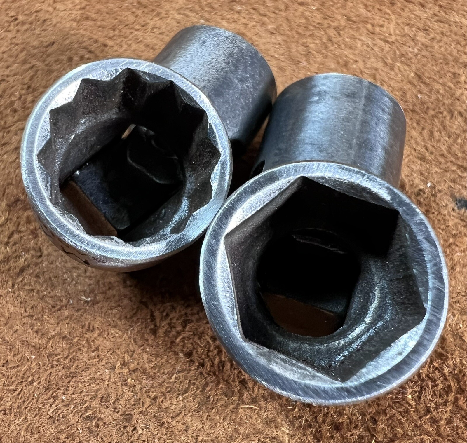 MAC, XU182 & XU186, 3/8” Drive, 9/16” 12 Point & 6 Point Swivel Sockets