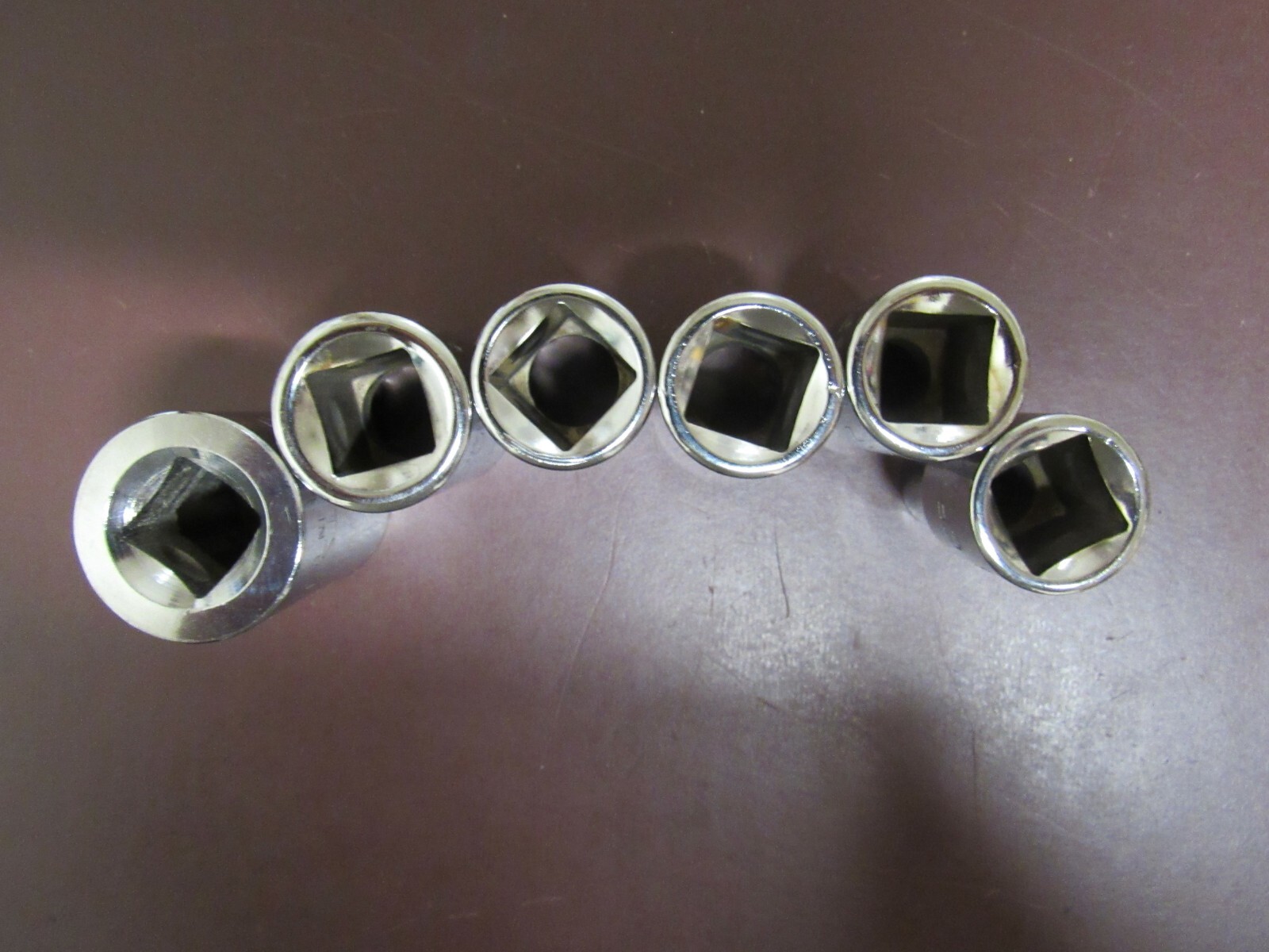 Craftsman USA 6 Pcs SAE Socket Set:7/18-13/16″ with 1/2″ Dr. G Series, I#C475