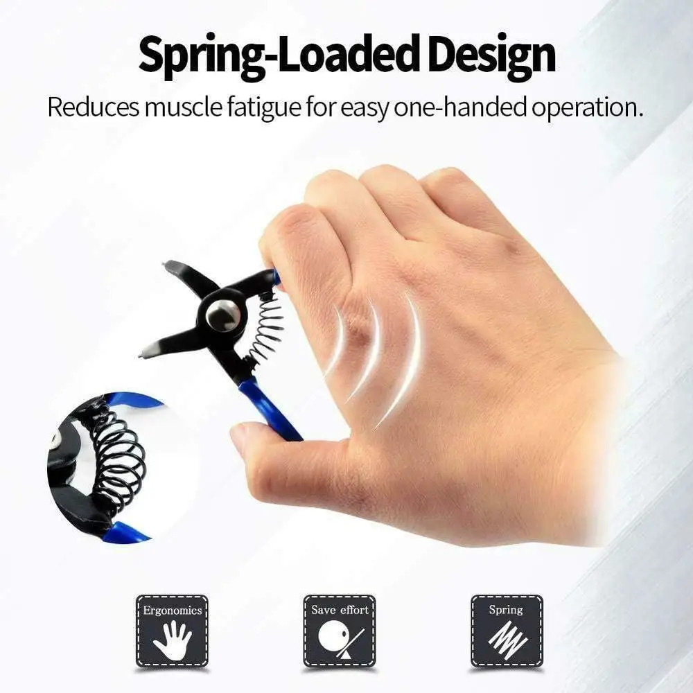 4pcs Mini Circlip Pliers Right Angled Beak Portable Snap Ring Circlip Pliers Set