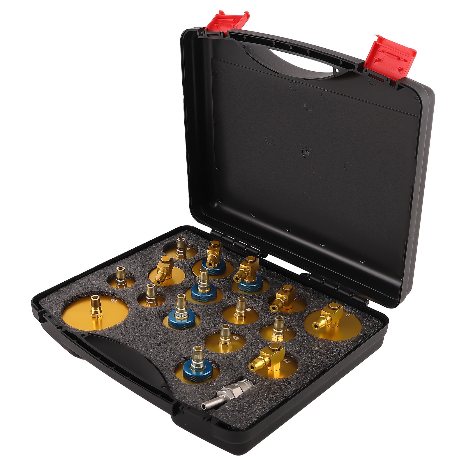 Brake Bleeder Kit Master Cylinder Adapters Set Brake Oil Fluid Bleeding Tools