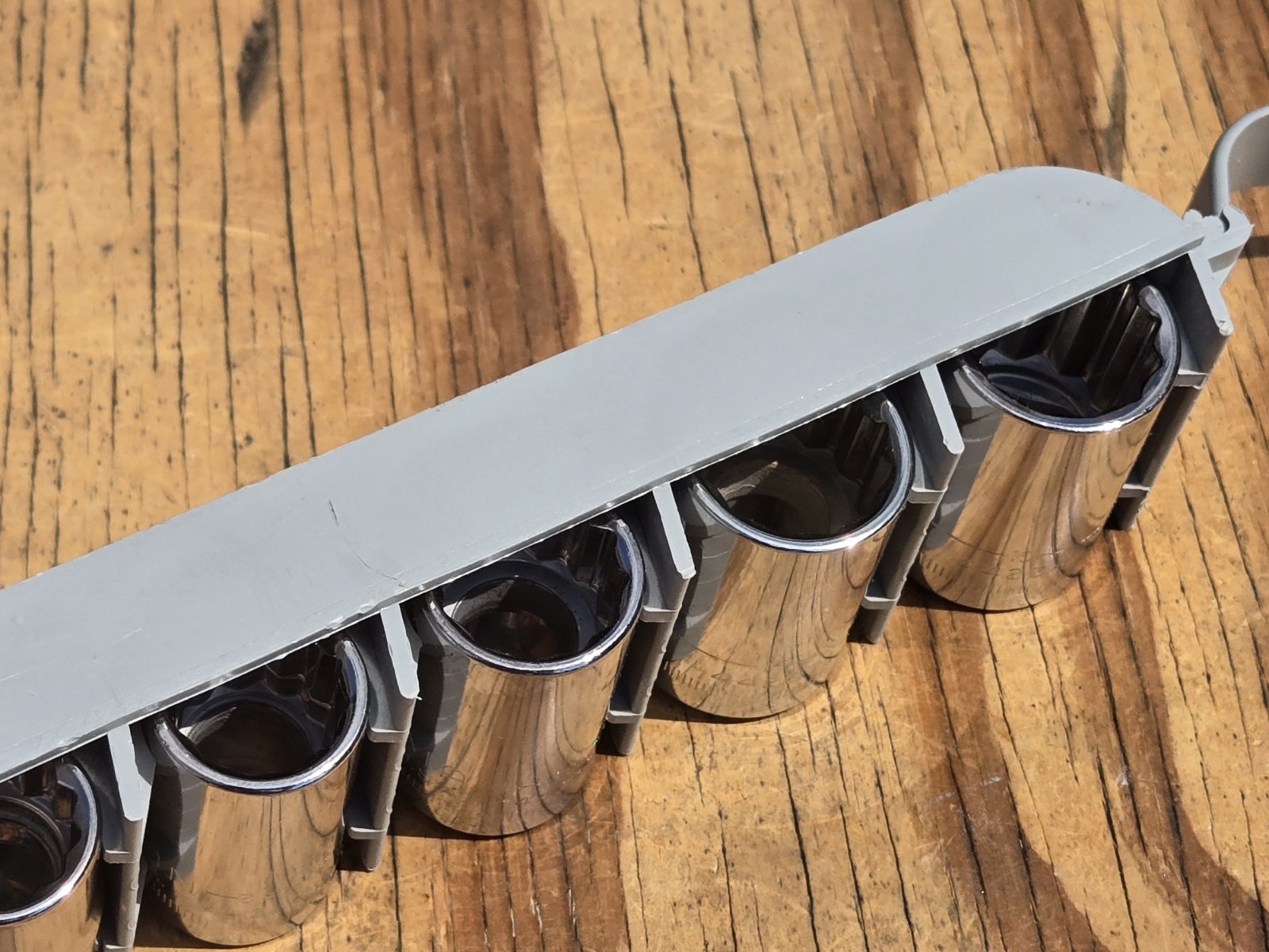 Vntg NOS SEARS Craftsman USA 10pc 1/2” Drive METRIC Socket Set 12pt 9-19mm 34457