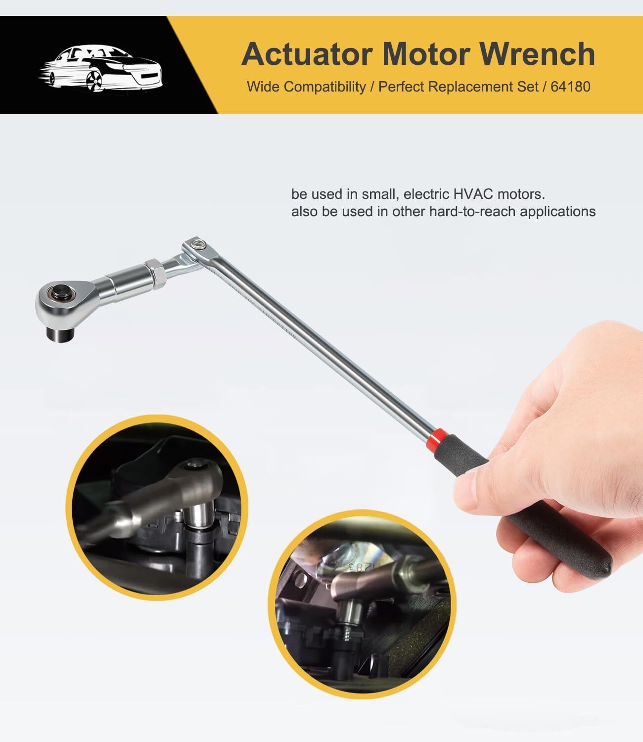 4180 Actuator Motor Tool Set includes 5.5mm 7mm 8mm Socket –5 pc