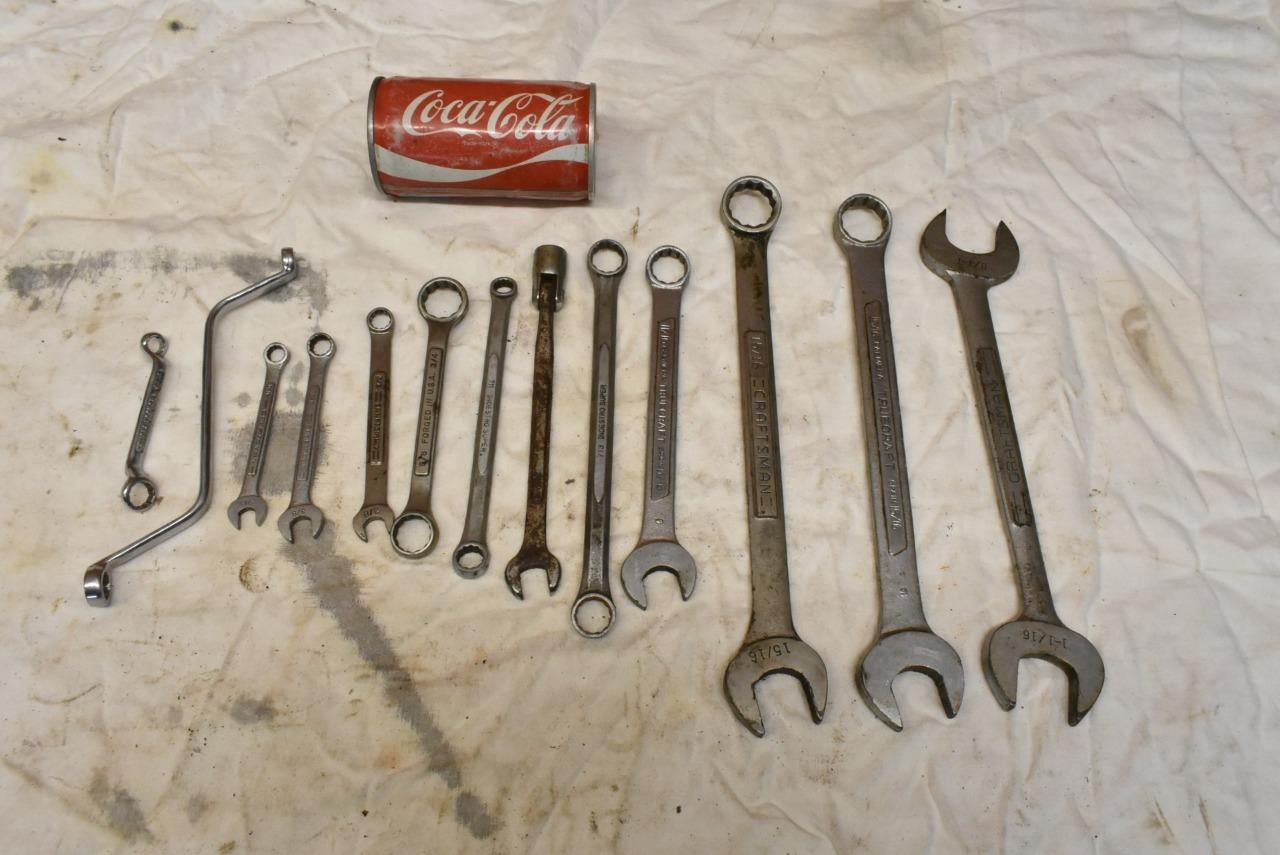 Lot of Vintage Craftsman Wrenches Truecraft Industro Super