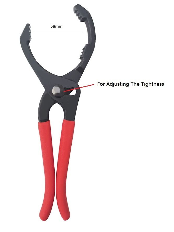 10 Inch Small Adjustable Oil Filter Wrench Pliers Engine Filter Removal Tool