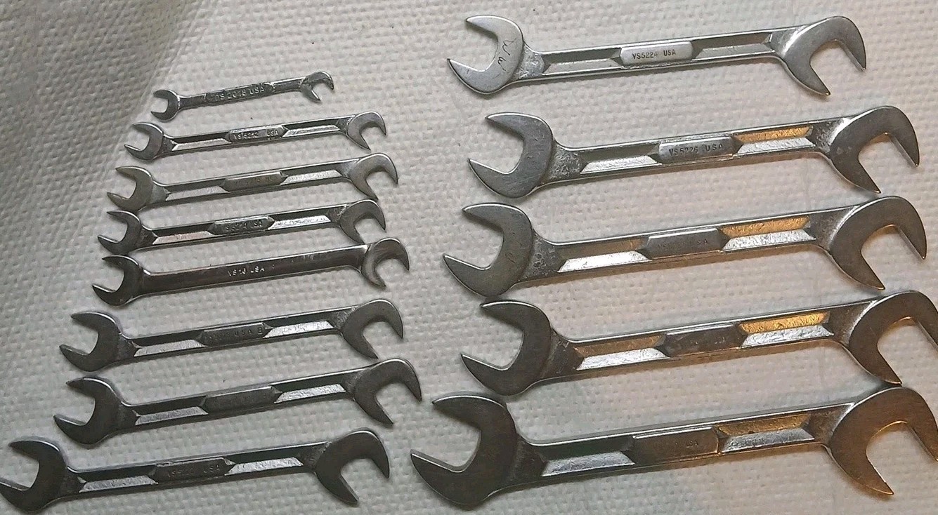 Snap-onTools VS13pc SAE 4 Way Angle Head Wrench,Mixed Set»5/16-1″ VS5212-VS5232