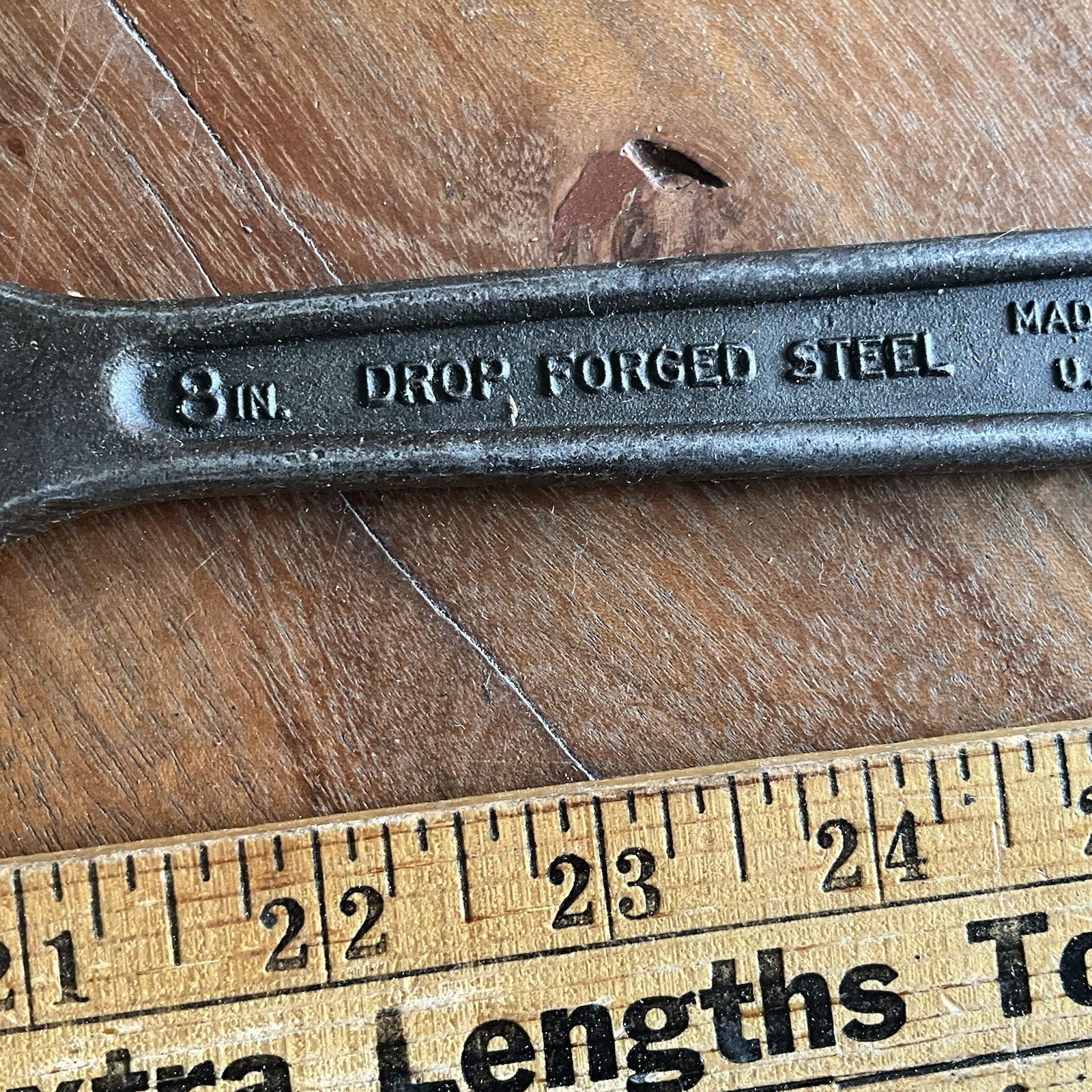 Vintage 8” Crescent Tool Co. Wrench Jamestown N.Y Drop Forged Steel