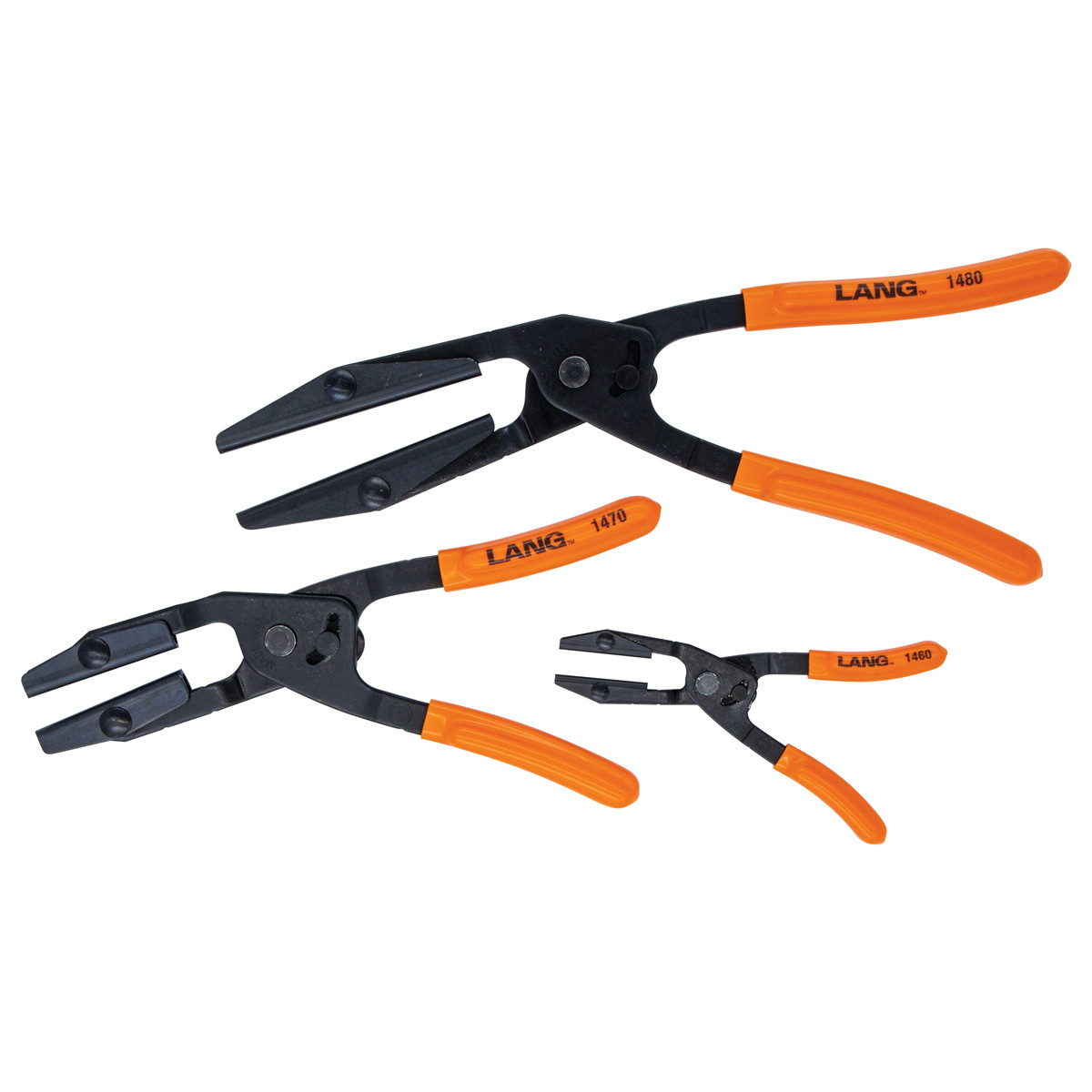 Lang Tools 1500 Three Piece Pliers Set Small Medium Large Made In USA