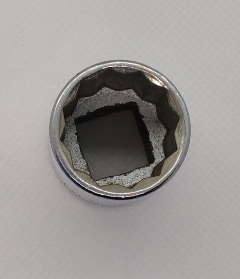 Craftsman 1/2″ Drive 19MM 12 Point Shallow Socket Metric V 44238 USA NOS