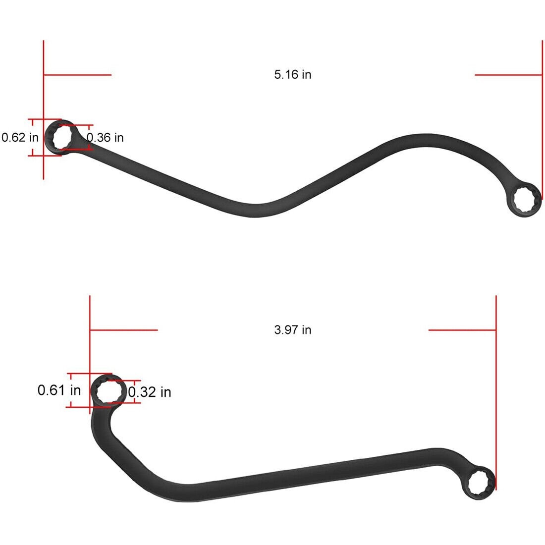 6087 Injection Pump Wrench for 1996-1999 GM Full Size 2WD / 4WD Trucks Vans
