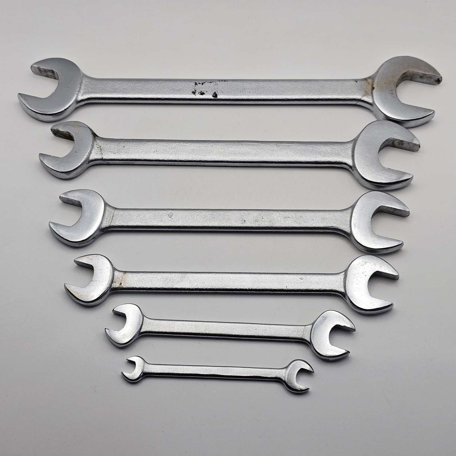 Vintage Thorsen Double Open End Wrench Set 1/4″ to 7/8″ USA Made Lot Of 6