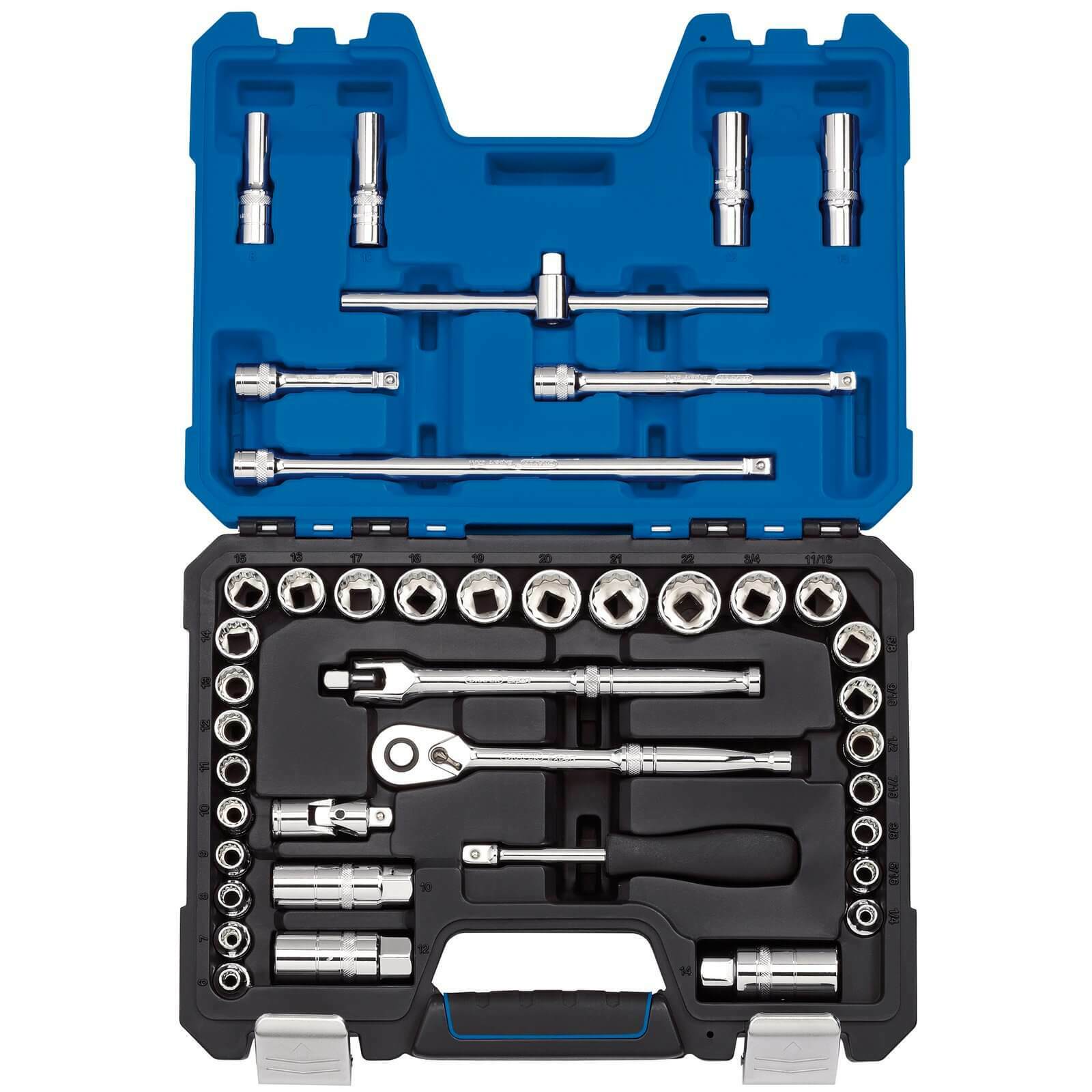 Draper Expert 41 Piece 3/8″ Drive Bi Hex Socket Set Metric and Imperial