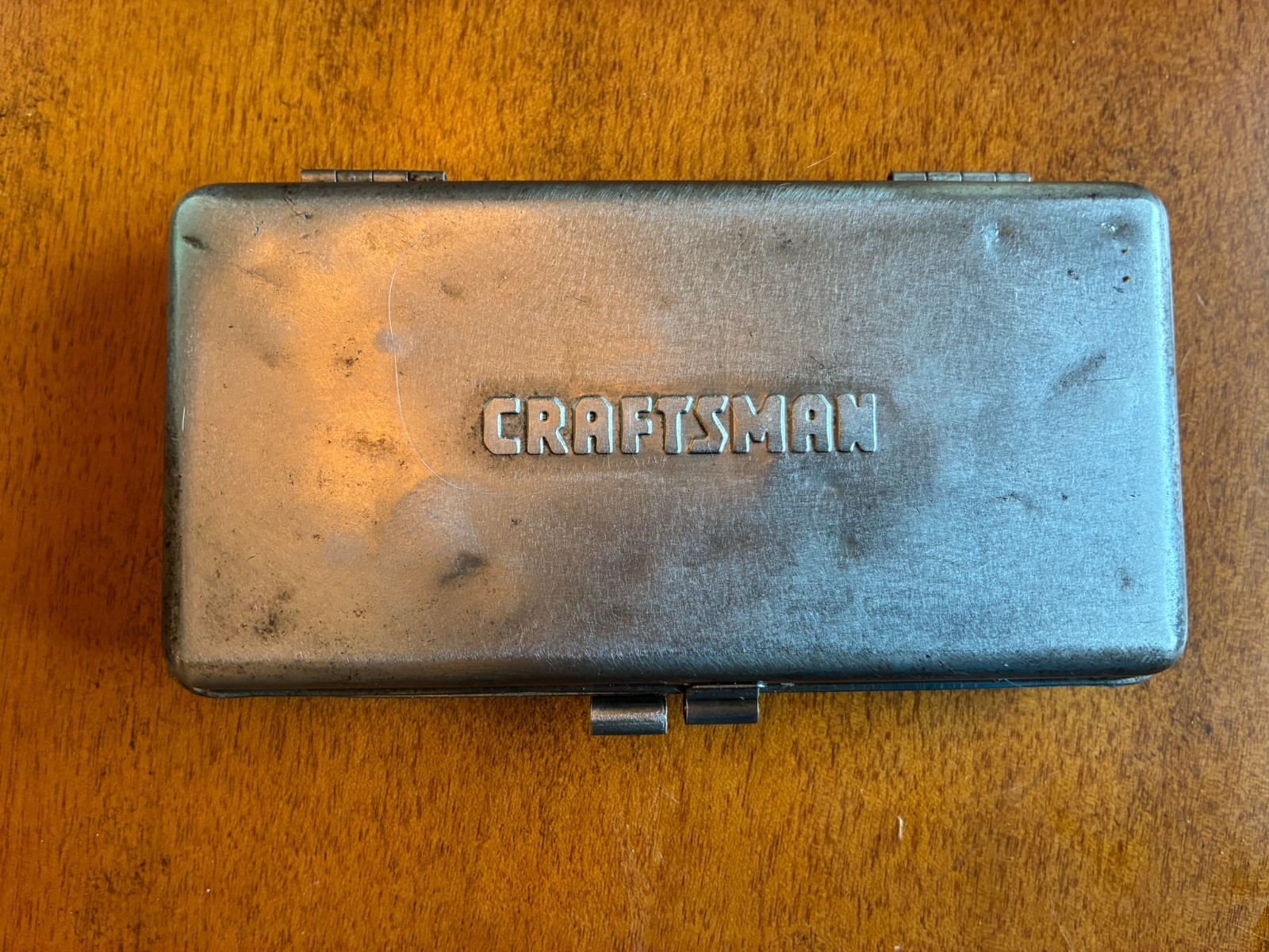 Vintage Craftsman 1950’s 1/4″ socket set. Oil port ratchet. Complete, Clean =V=.