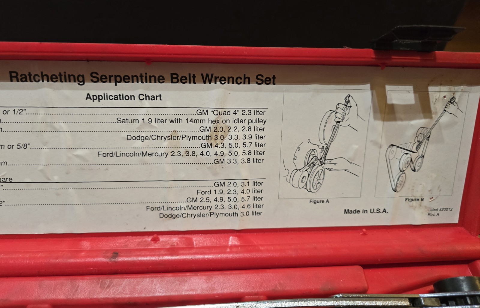 MAC Tools «Serpentine Belt Wrench Set”