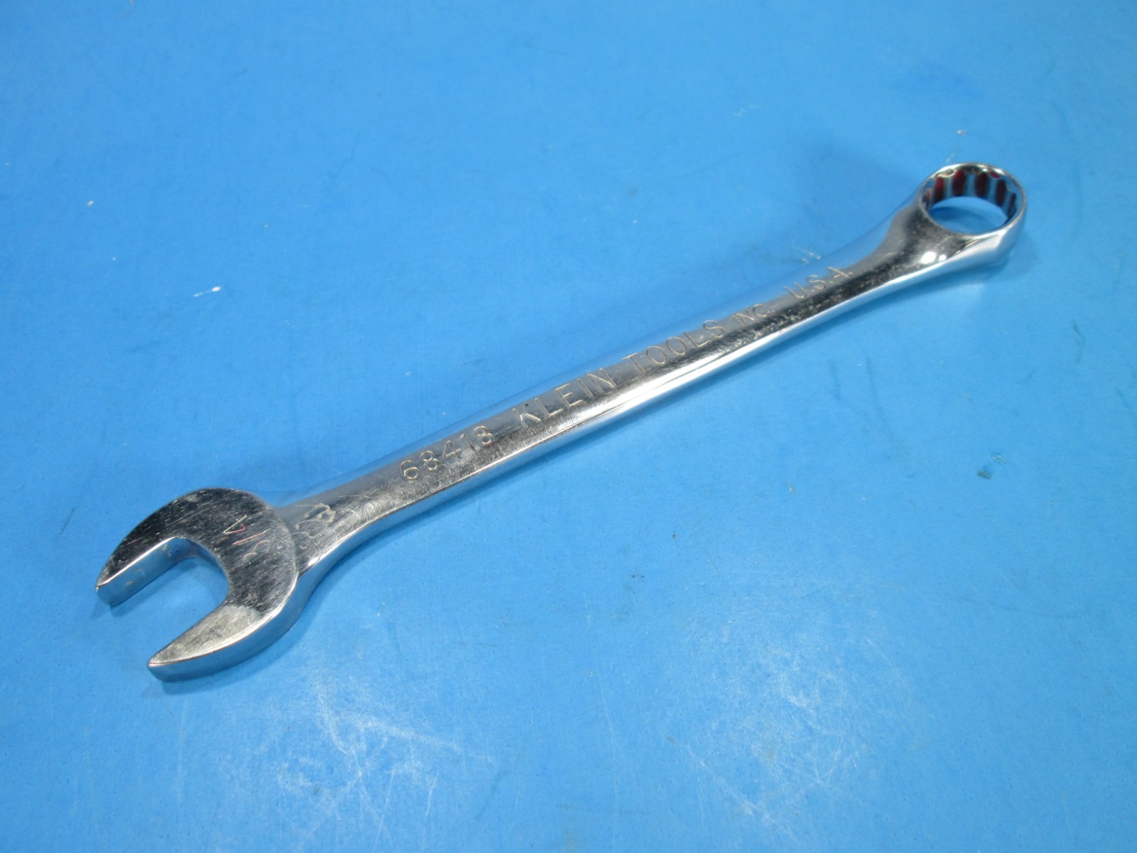 KLEIN TOOLS 3/4″ Combination Wrench 68418 – 12 Pt. – Chrome Finish ~Made in USA~
