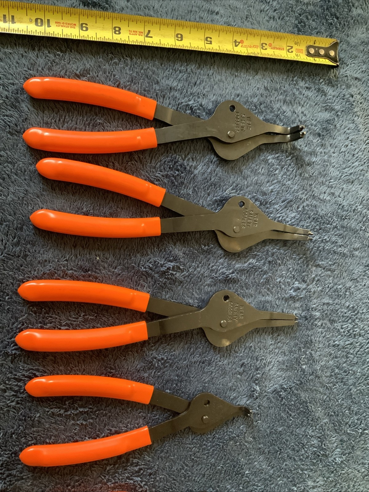 Lang Snap Ring Pliers Set, Orange, 11pc….