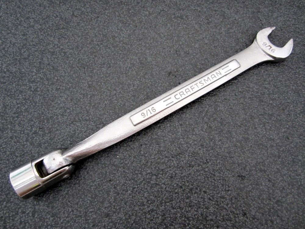 Vintage Craftsman 9/16″ Saltus Socket Wrench 42543 Flex End -VV- Made in USA