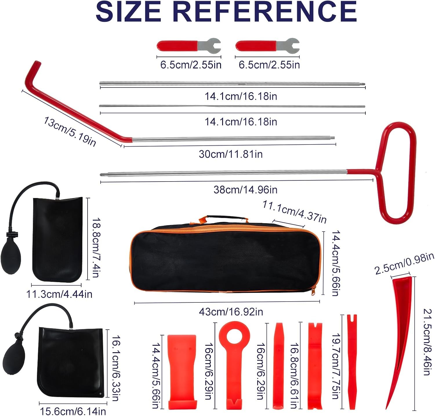 Emergency Auto Tool Window-Car Door Key Lost Out Universal Tool Kits US STOCK