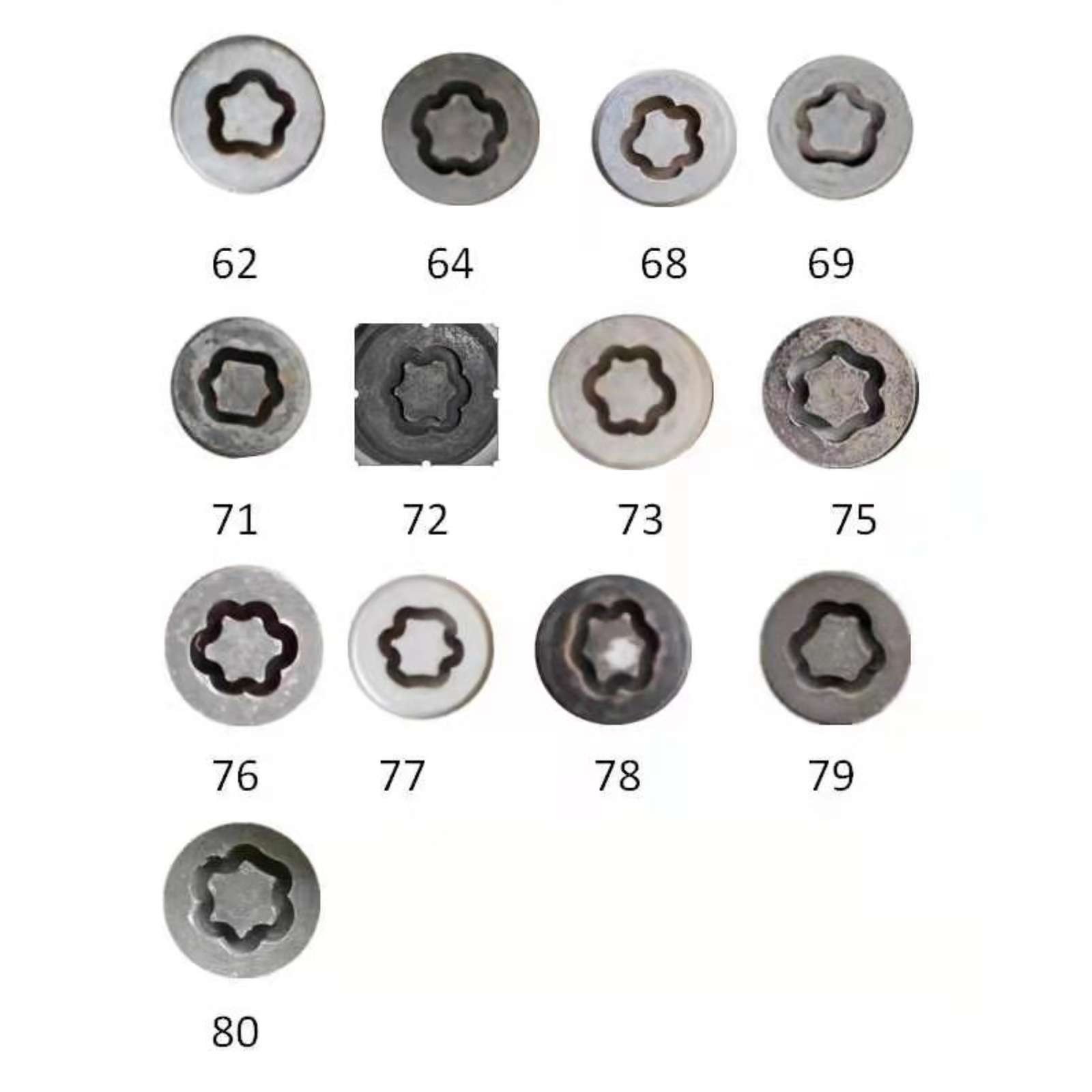 Kuntech Wheel Lock Lug Nut Anti Theft Screw Sleeve Kit Removal Key for BMW MINI