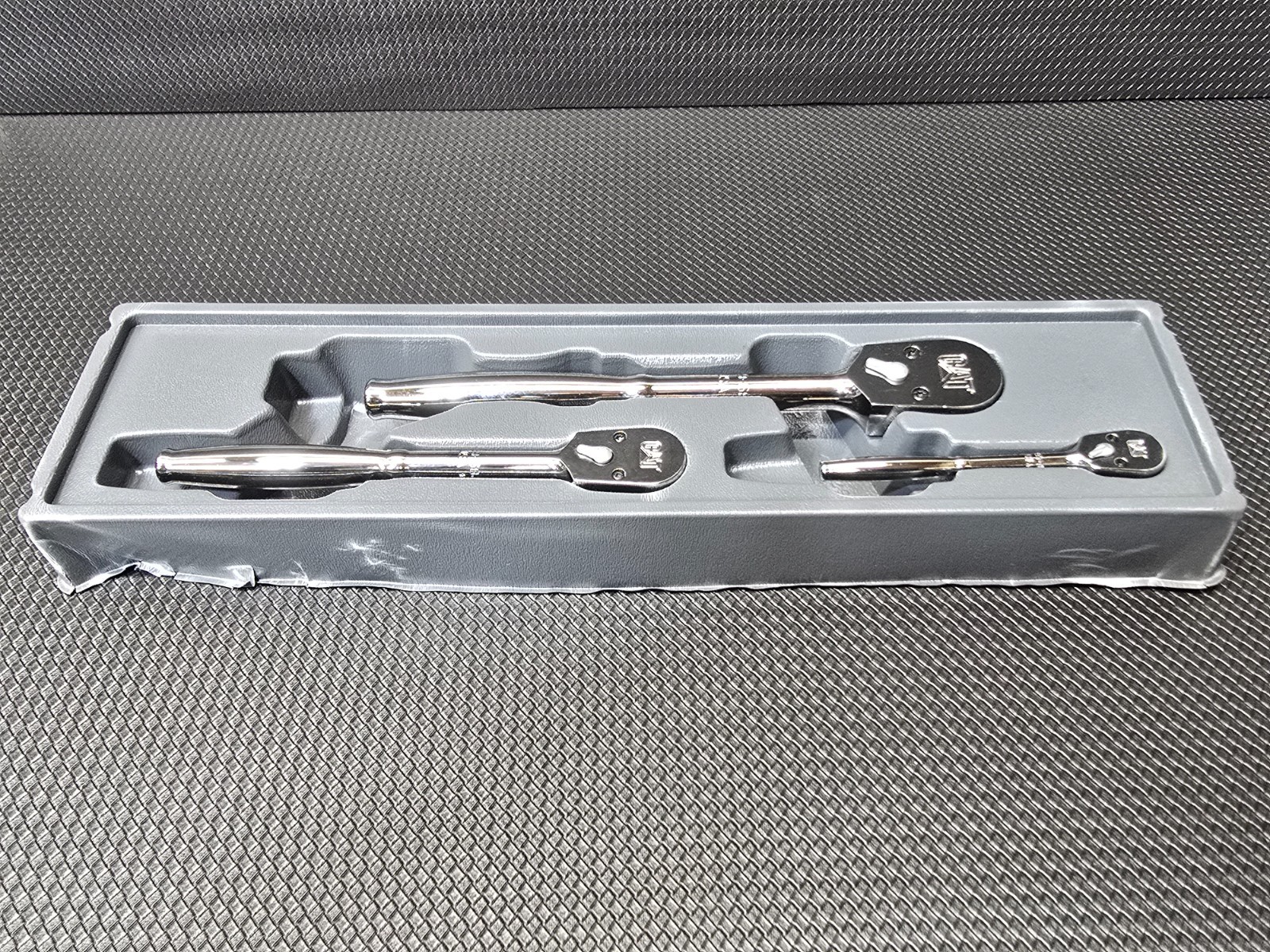 Caterpillar Tools Cat USA 3pc Ratchet Set By Snapon 233-1637 1/2 3/8 1/4