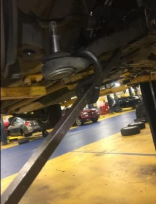 Auto Lower Control Arm Prying Tool Alloy Steel Universal Ball Joint Separator