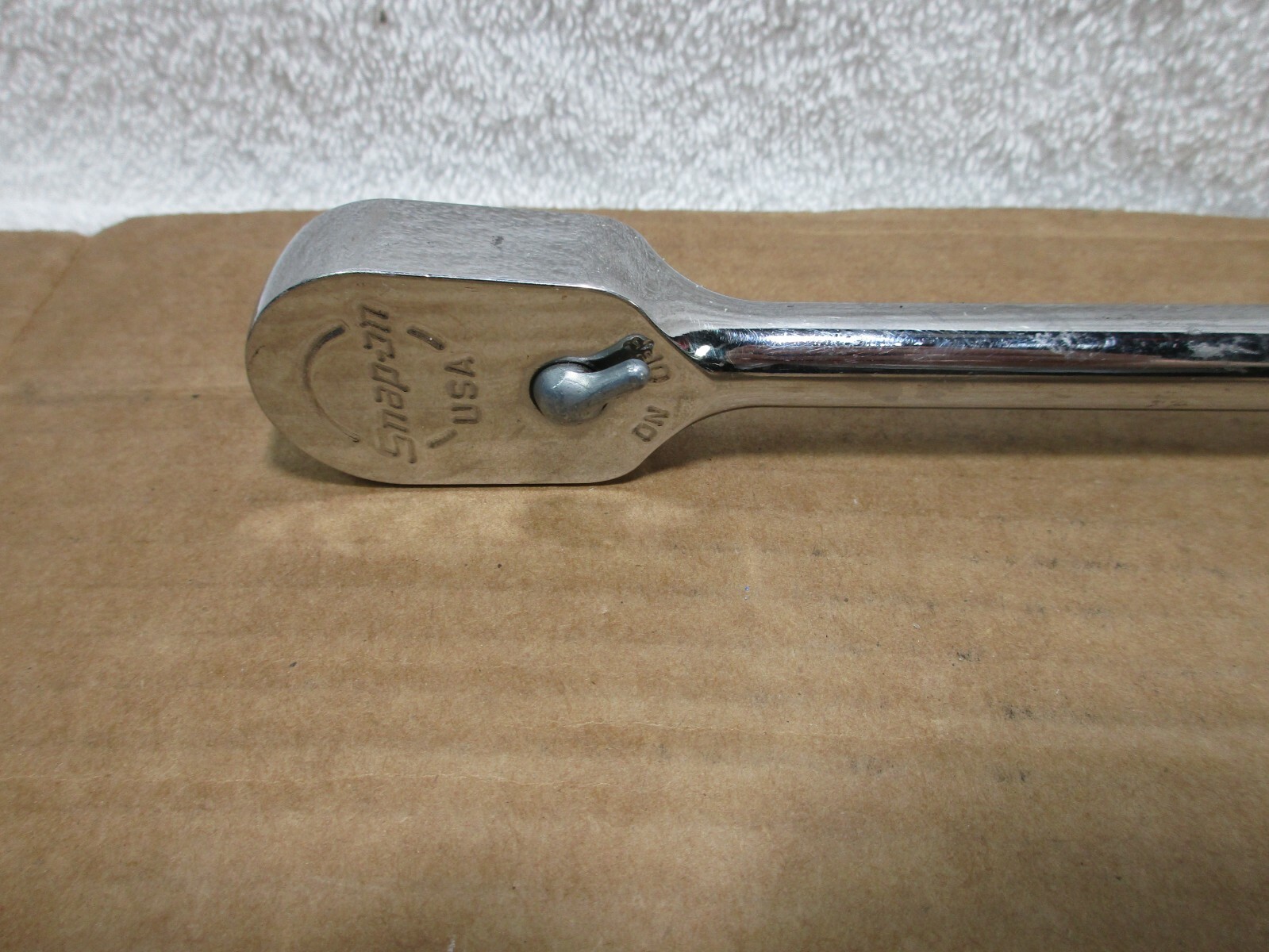 Snap on Tools 3/8 FHL80 soft grip Ratchet rare USA used