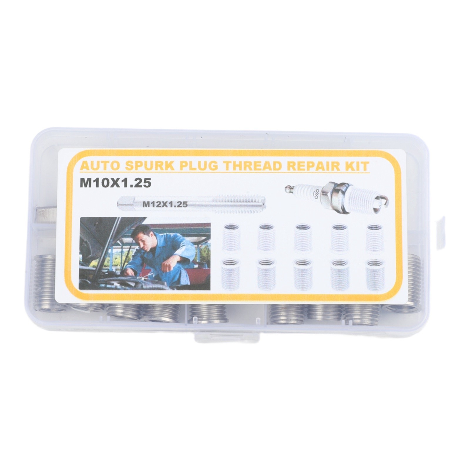 11pcs Thread Hole Repair Kit M10X1.25 Tap for Engine and Generator Spark Repair